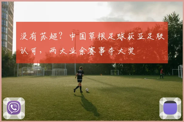 没有苏超？中国草根足球获亚足联认可，两大业余赛事夺大奖